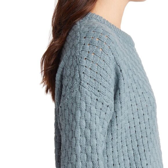 madewell basketweave-stitch sweater - Picture 3 of 5